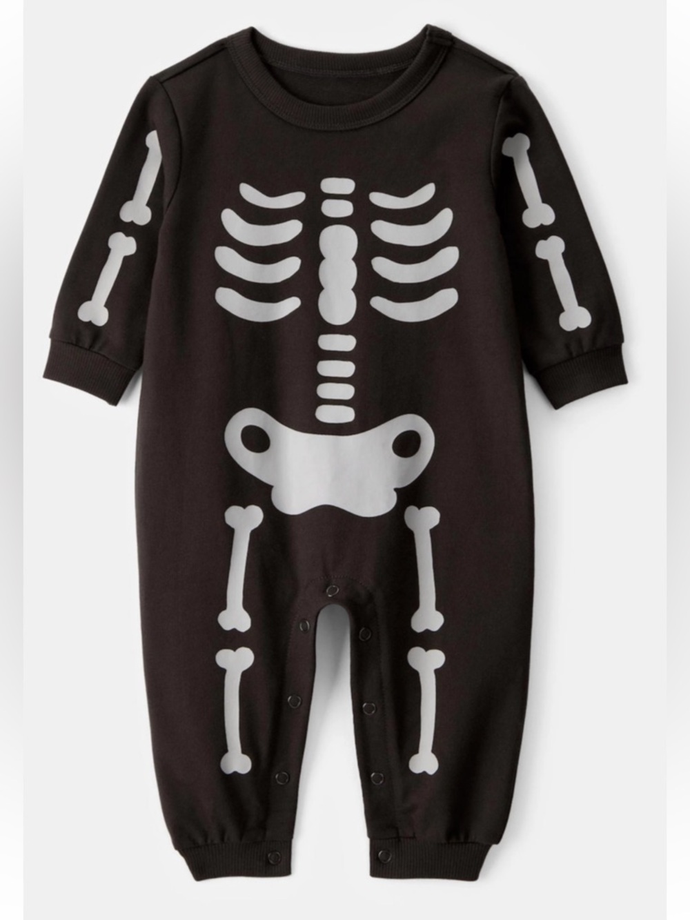 Baby Carter's Skeleton Long-Sleeve Jumpsuit NWT